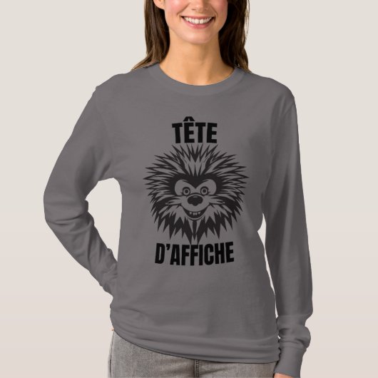 Bioscoopster - grappige en pluizige egel t-shirt (Voorkant)