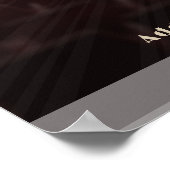 Bioscooptheater Groovy Retro Movie Night Home Cine Poster (Hoek)