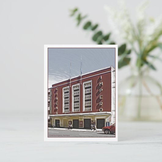 Bioskoop Impero, Asmara Briefkaart (Staand voorkant)
