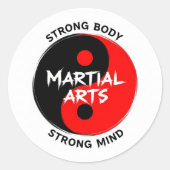 BIOSMAKLOK RONDE STICKER (Voorkant)