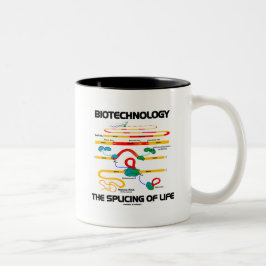 Biotechnologie de vorming van het leven (natuurlij tweekleurige koffiemok