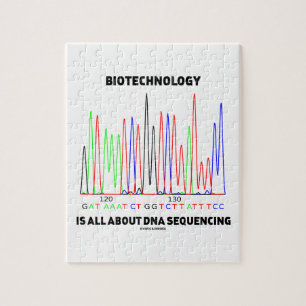 Biotechnologie draait allemaal om DNA-sequentie Legpuzzel