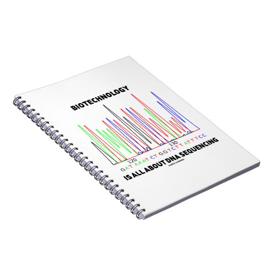 Biotechnologie draait allemaal om DNA-sequentie Notitieboek (Rechterzijde)