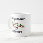 Biotechnologie University (DNA-replicatie) Koffiemok (Voorkant links)