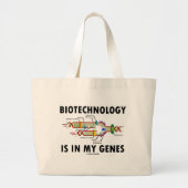 Biotechnologie zit in mijn genen (DNA-replicatie) Grote Tote Bag (Voorkant)