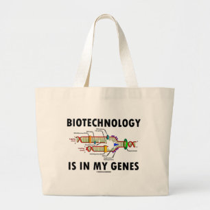 Biotechnologie zit in mijn genen (DNA-replicatie) Grote Tote Bag