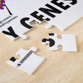 Biotechnologie zit in mijn genen (DNA-replicatie) Legpuzzel (Zijkant)