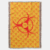 Biotrisisico Blanket Toxic Waste Throw Blanket Deken (Voorkant Verticaal)