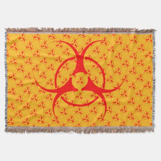 Biotrisisico Blanket Toxic Waste Throw Blanket Deken (Voorkant)