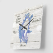 BIP Big Island Pond Clock voor Lake House Vierkante Klok (Hoek)