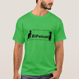 BiPetual grappig voor huiseigenaars van katten en T-shirt