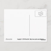 Biplane aerobatic Wing Walkers Briefkaart (Achterkant)