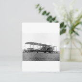 Biplane Airliner, 1919 Briefkaart (Staand voorkant)