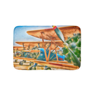 BiPlane KLAAR VOOR MIJN PORTRAIT Badmat