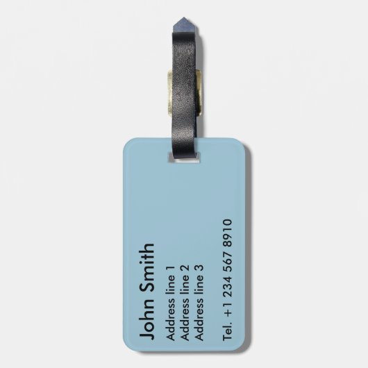 Biplanes Bagagelabel (Achterkant verticaal)