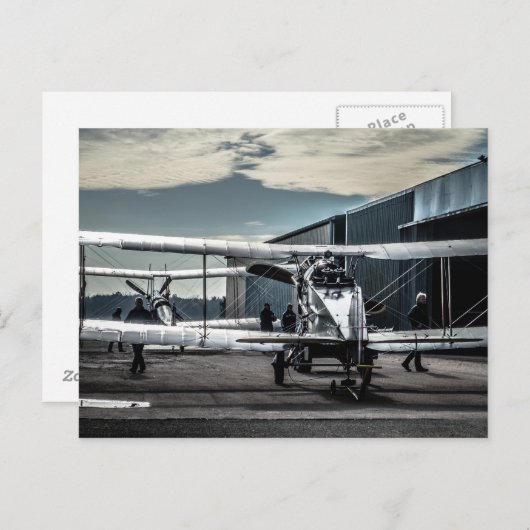 Biplanes Briefkaart (Voorkant / Achterkant)