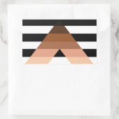 BIPOC Ally Flag Rechthoekige Sticker (Tas)