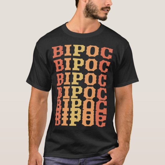 BIPOC Big & Bold Black Inheemse Mensen van kleur T-shirt (Voorkant)
