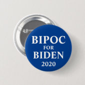 BIPOC Voor Biden Knop Ronde Button 5,7 Cm (Voorkant /achterkant)