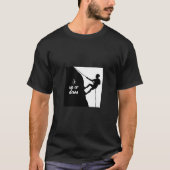 bipolair bewustzijn op of neer t-shirt (Voorkant)