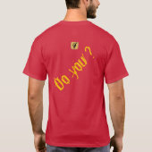Bipolair die ik ken... Doe je dat? T-shirt (Achterkant)