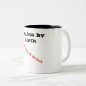 Bipolair Gezegde Tweekleurige Koffiemok (Voorkant rechts)