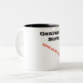 Bipolair Gezegde Tweekleurige Koffiemok (Voorkant links)