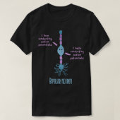 Bipolair neuron t-shirt (Design voorkant)