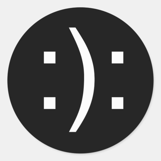 Bipolair Ronde Sticker (Voorkant)