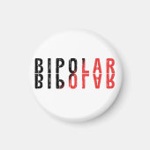 Bipolair tekstontwerp magneet (Voorkant)