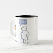 Bipolair Tweekleurige Koffiemok (Voorkant links)