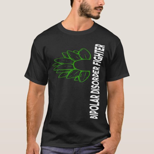 Bipolaire aandoening Fighter T-shirt (Voorkant)