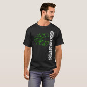 Bipolaire aandoening Fighter T-shirt (Voorkant volledig)