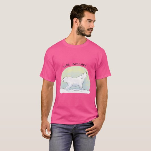 bipolaire beer t-shirt (Voorkant volledig)