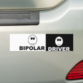 Bipolaire bumper bumpersticker (Op auto)