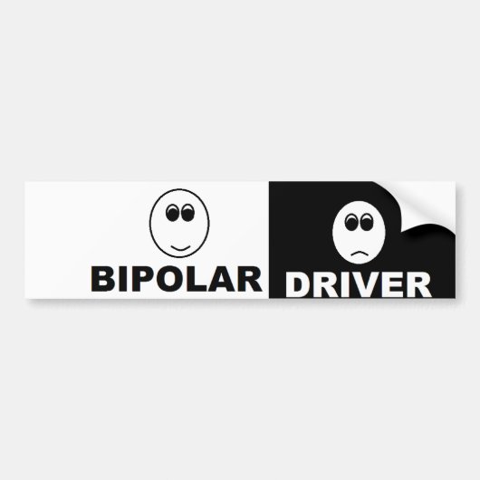 Bipolaire bumper bumpersticker (Voorkant)