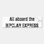 Bipolaire Express Bumpersticker (Voorkant)
