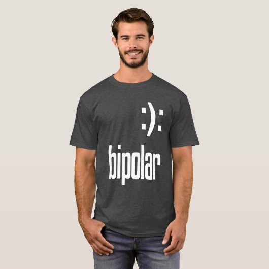 Bipolaire geek Gift T-shirt (Voorkant volledig)