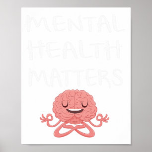 Bipolaire geestelijke gezondheidsbewustzijn Geeste Poster