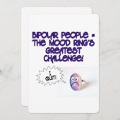 Bipolaire merg bedankkaart (Voorkant / Achterkant)