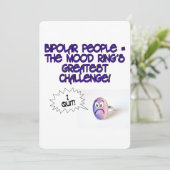 Bipolaire merg bedankkaart (Staand voorkant)