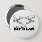 BIPOLAIRE RONDE BUTTON 4,0 CM (Voorkant /achterkant)