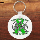 Bipolaire stoornis Overleving door dag Ninja tegen Sleutelhanger (Voorkant)