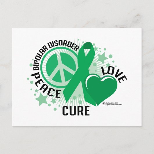 Bipolaire stoornis PLC Briefkaart (Voorkant)