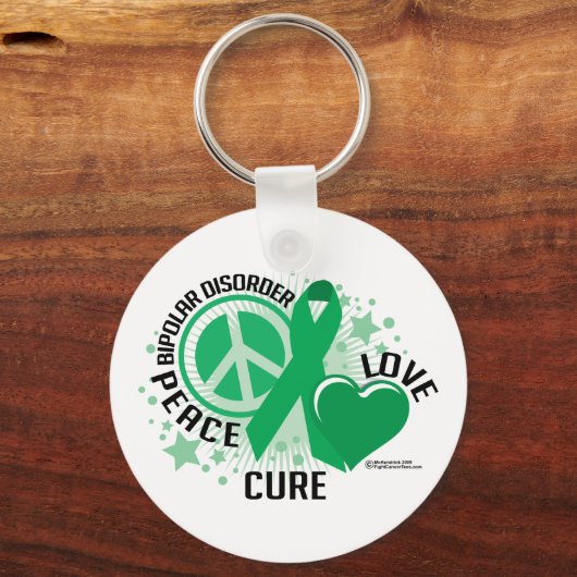 Bipolaire stoornis PLC Sleutelhanger (Voorkant)