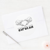 BIPOLAIRE STOORNIS RONDE STICKER (Envelop)