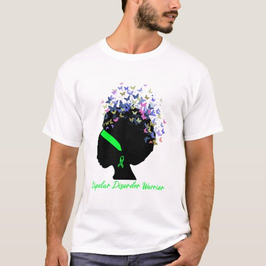 Bipolaire stoornis, wiel- of supportoogjes t-shirt (Voorkant)
