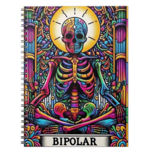 Bipolaire Tarotkaart Mystieke Occult Notitieboek
