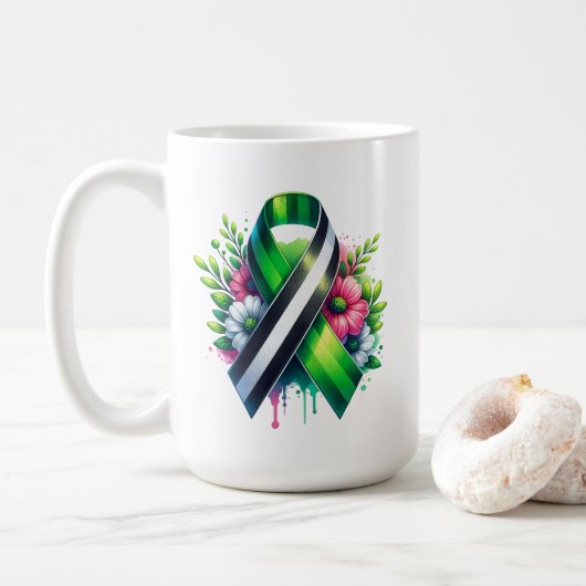 Bipolar Awareness | Hope is stronger  Koffiemok (Met donut)