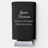 Bipolar Awareness | Thriving with Courage Seltzer Blikjeskoeler (Achterkant)